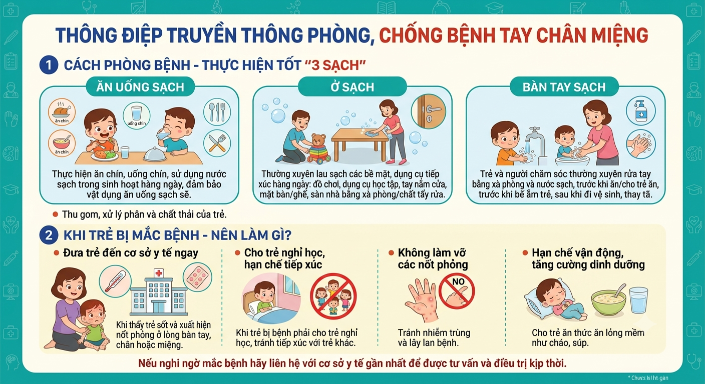 TĂNG CƯỜNG GIÁM SÁT PHÒNG, CHỐNG BỆNH TAY CHÂN MIỆNG