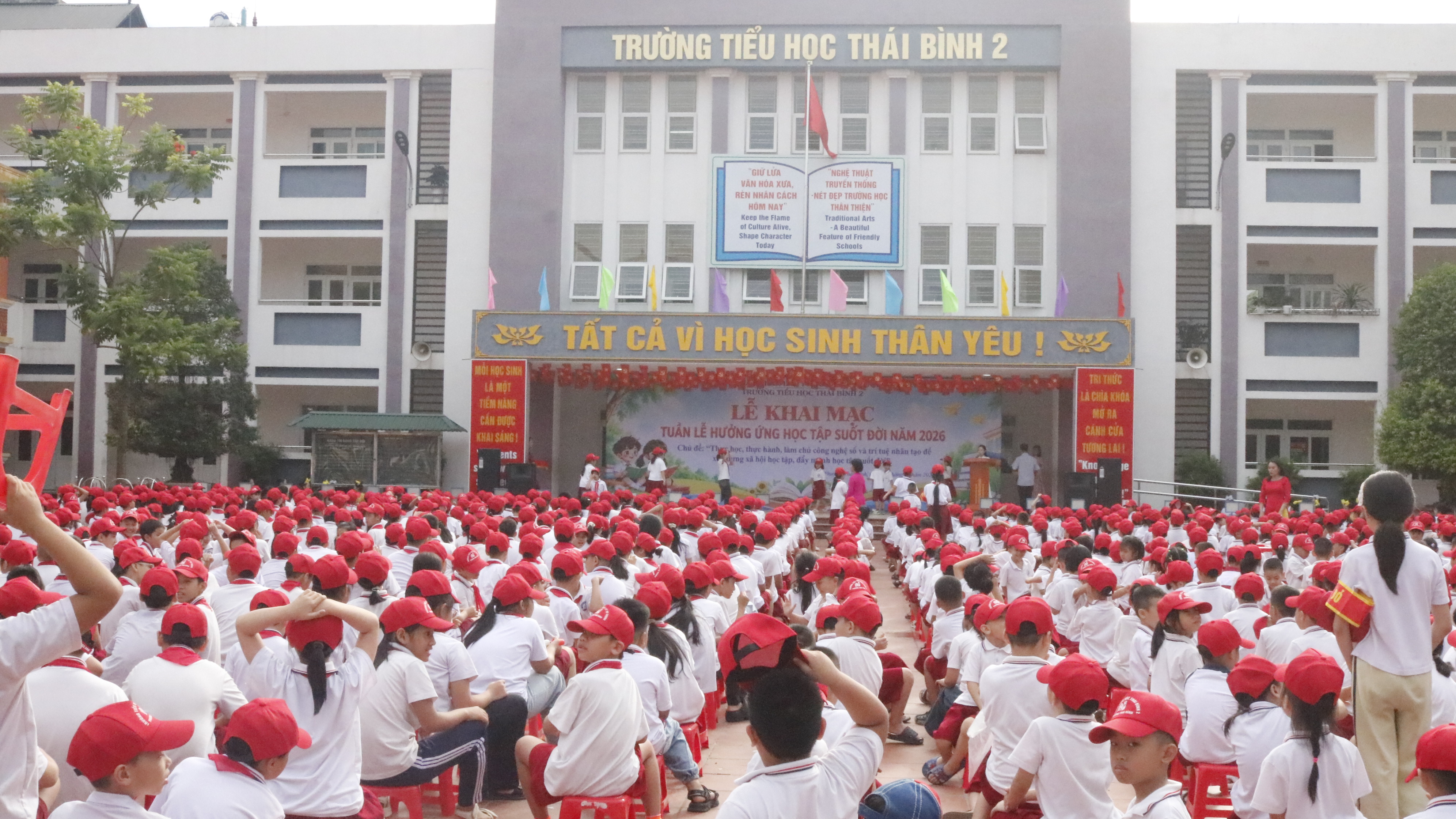 PHƯỜNG THÁI BÌNH: KHAI MẠC TUẦN LỄ HƯỞNG ỨNG HỌC TẬP SUỐT ĐỜI NĂM 2026